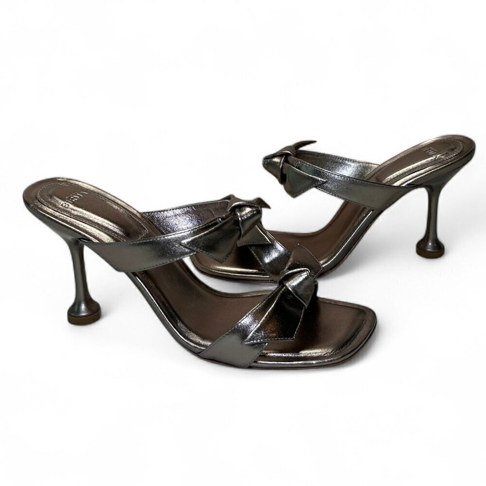 Alexandre BIRMIN Clarita Square Flare 85 Metallic Heeled Sandals - 37 EU, NIB - Picture 5 of 11